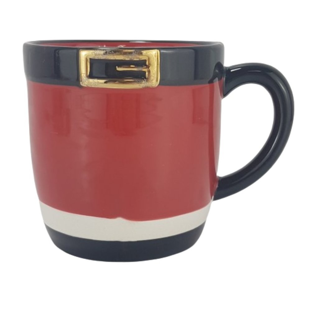 Vintage HALLMARK Statement Mug Teacup "I Wear the Santa Pants" Christmas Quote